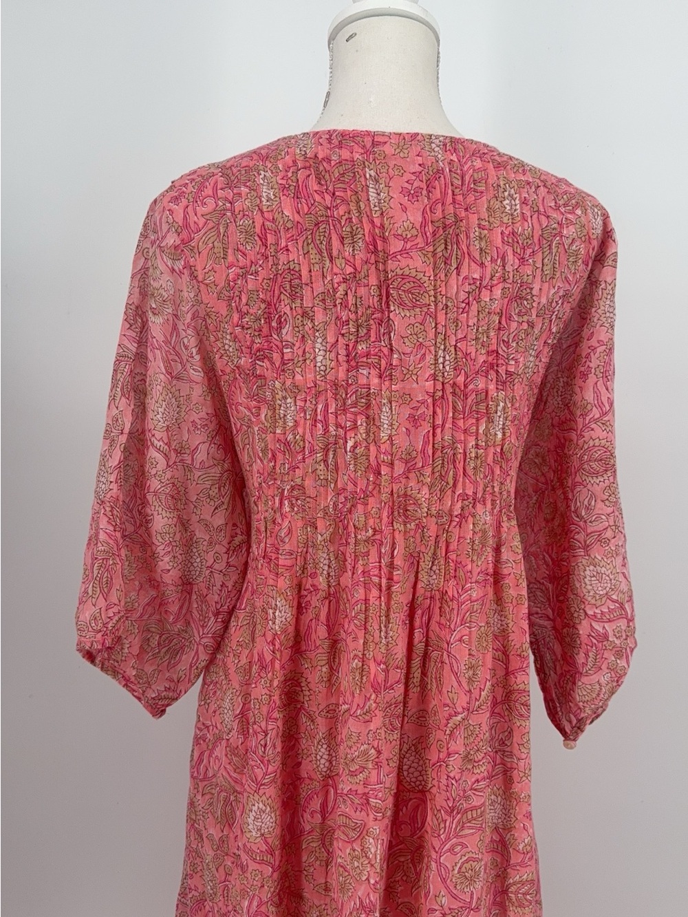 Dolma Skye Cotton Midi Dress in Coral size XL NWOT - Picture 6 of 7